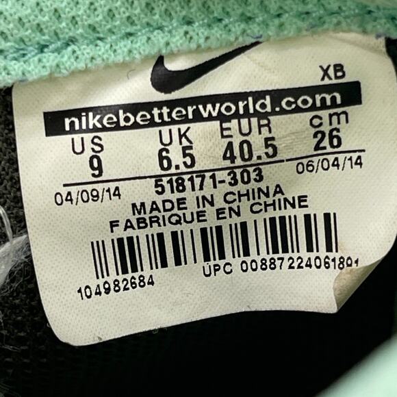 Nike Blazer Mid 77 Shoes Womens Size 9 Olive Suede Casual Athletic Gym Sneakers - Picture 8 of 9